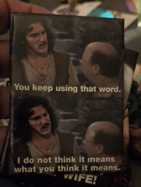 Princess Bride You Keep Using That Word Magnet